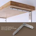 thumbnail image 6 of 125x75mm L Shape Stainless Steel Shelf Corner Brace Angle Bracket, 6 of 8