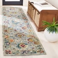 thumbnail image 2 of SAFAVIEH Aspen Carbrey Floral Runner Rug, Grey/Green, 2'3" x 9', 2 of 11