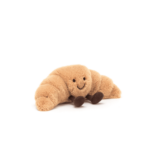 Jellycat Amuseables Croissant Stuffed Toy, Small 8.5 inches