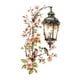 thumbnail image 4 of Pegatina de Pared Decorativo Vinilo de Arte Y Mural Floral con Diseño de Enredadera Y Farola de PVC Removible Adecuado para Decoración Del H, 4 of 9