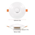 thumbnail image 5 of Riwcyla Microwave Sensor Microwave Ceiling Motion Sensor Ceiling Mount 360 Degree Sensor Switch Ceiling Mount Motion Detector for Commercial or Residential, 5 of 5