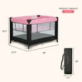 thumbnail image 2 of Dream On Me Zazzy Portable Play yard with Bassinet, Pink, 2 of 7