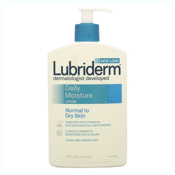 Daily Moisture Lotion Normal to Dry Skin by Lubriderm for Unisex - 16 oz Lotion