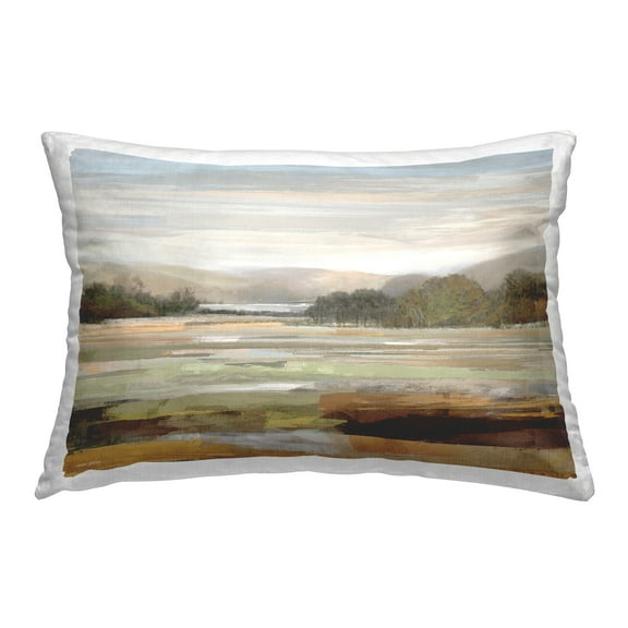 Stupell Industries Idyllic Countryside View Decorative Printed Throw Pillow Design by Amber Sterling.