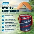 thumbnail image 2 of Camco Life Is Better at the Campsite Pop-Up Utility Container, 30-Gallon, Patriotic, 2 of 11