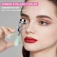 thumbnail image 2 of Rizador de pestañas de 2 piezas que se adapta a todas las formas de ojos, rizadores de pestañas curvos, rizador de pestañas de larga duración para mujeres, regalo de maquillaje, esquema de Color, 2 of 5