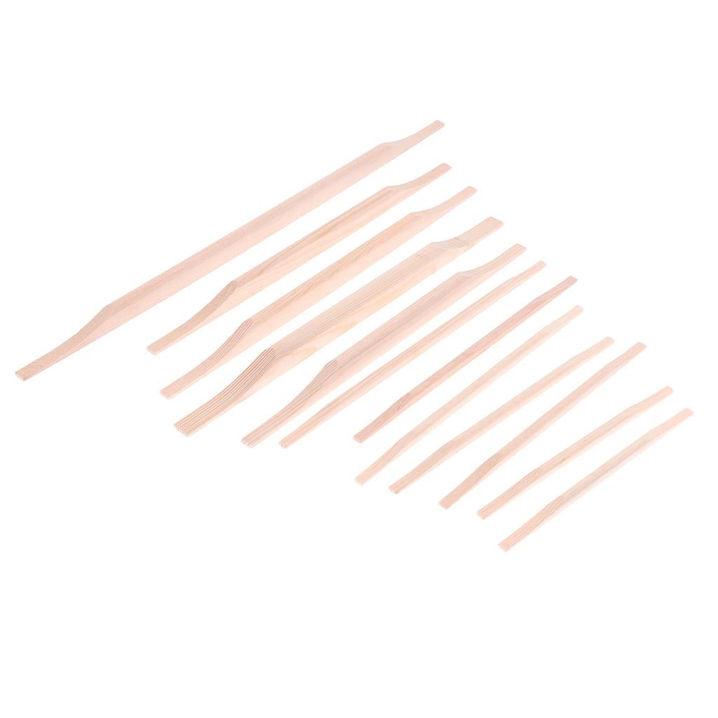 LeeQinersw 24 Pcs Spruce Bracewood Kit for Acoustic/Classical Guitar Makers Luthiers Supply