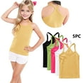thumbnail image 2 of ZACPNCV 5 Pack Girls Dance Tank Tops Racerback Camisole Undershirts Summer Spaghetti Strap Sleeveless Crop Tops for Boys Dress Clothes Hot Pink 12-24 Months, 2 of 9