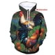 thumbnail image 3 of Sudadera con capucha con estampado 3D de pollo, divertida y divertida, informal, con gráficos, para otoño e invierno, de manga larga, unisex, 3 of 5