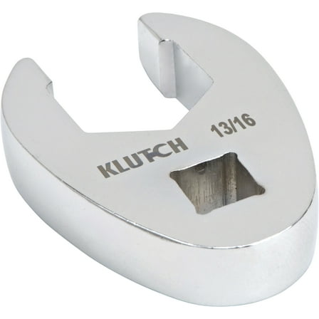 Klutch Crowfoot Wrench, 3/8in.-Drive, 13/16in.