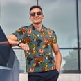thumbnail image 3 of Lsque Mario Pattern Golf Shirts for Men Dry Fit Print Moisture Wicking Performance Short Sleeve Polo Shirt-XX-Large, 3 of 7