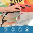 thumbnail image 5 of Yayeee Kitchen Curtains Tier Set of 2 Light Filtering 57"x24" Over Sink Window Panels, Colorful Plants, 5 of 7