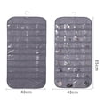 thumbnail image 2 of 80 Pockets Hanging Jewelry Organizer Space Saving Hanging Organizer for Small Items Organization, 2 of 4