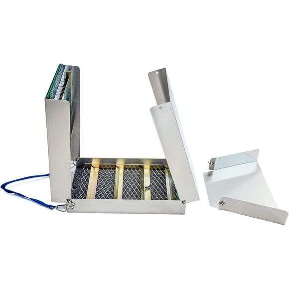 Boîte d'Écluse Pliante en Aluminium de 50 Pouces avec Mousse de Mineur et Métal Expansé pour la Récupération d'Or Fin