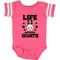 thumbnail image 3 of Inktastic Life is Better with Goats Boys or Girls Baby Bodysuit, 3 of 5