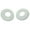 White, variant on Aqua Select Escutcheon Stainless Steel Plate for Pool or Spa Handrail, 2 Pack