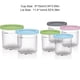 thumbnail image 4 of Advancent Recipiente de almacenamiento de latas reutilizables para helados, accesorios para el hogar de gran capacidad de larga duración, Cocina y Comedor 4 piezas, 4 of 6