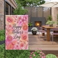 thumbnail image 4 of Mother's Day House Flag 28 x 40 Inches, Pink Orange Gradient Anemones Rose Floral Weather Proof Outdoor Patio Flags Double Sided Small House Decoration for Yard Lawn Outside Home, 4 of 9
