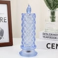 thumbnail image 3 of Flameless Candle Rose Pattern Refraction Projection LED Electronic Candle Atmospheric Night Light Table Decoration Imitation Crystal Lamp Marriage Proposal, 3 of 4
