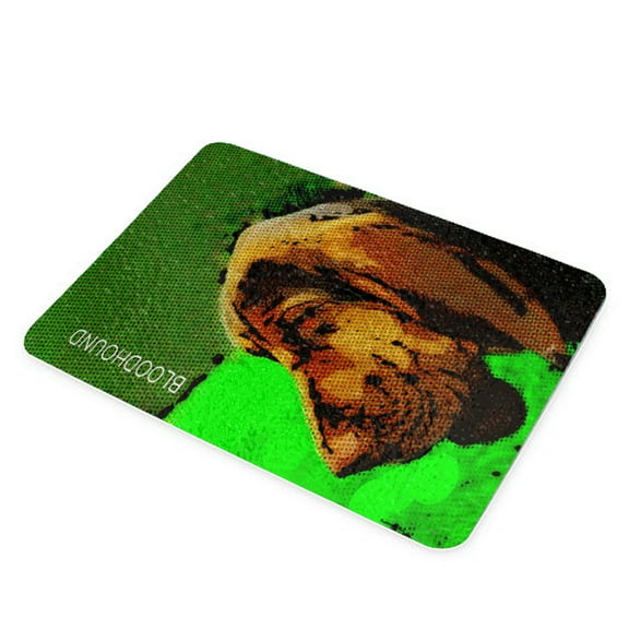 KuzmarK Glass Cutting Board - Bloodhound Comic Strip