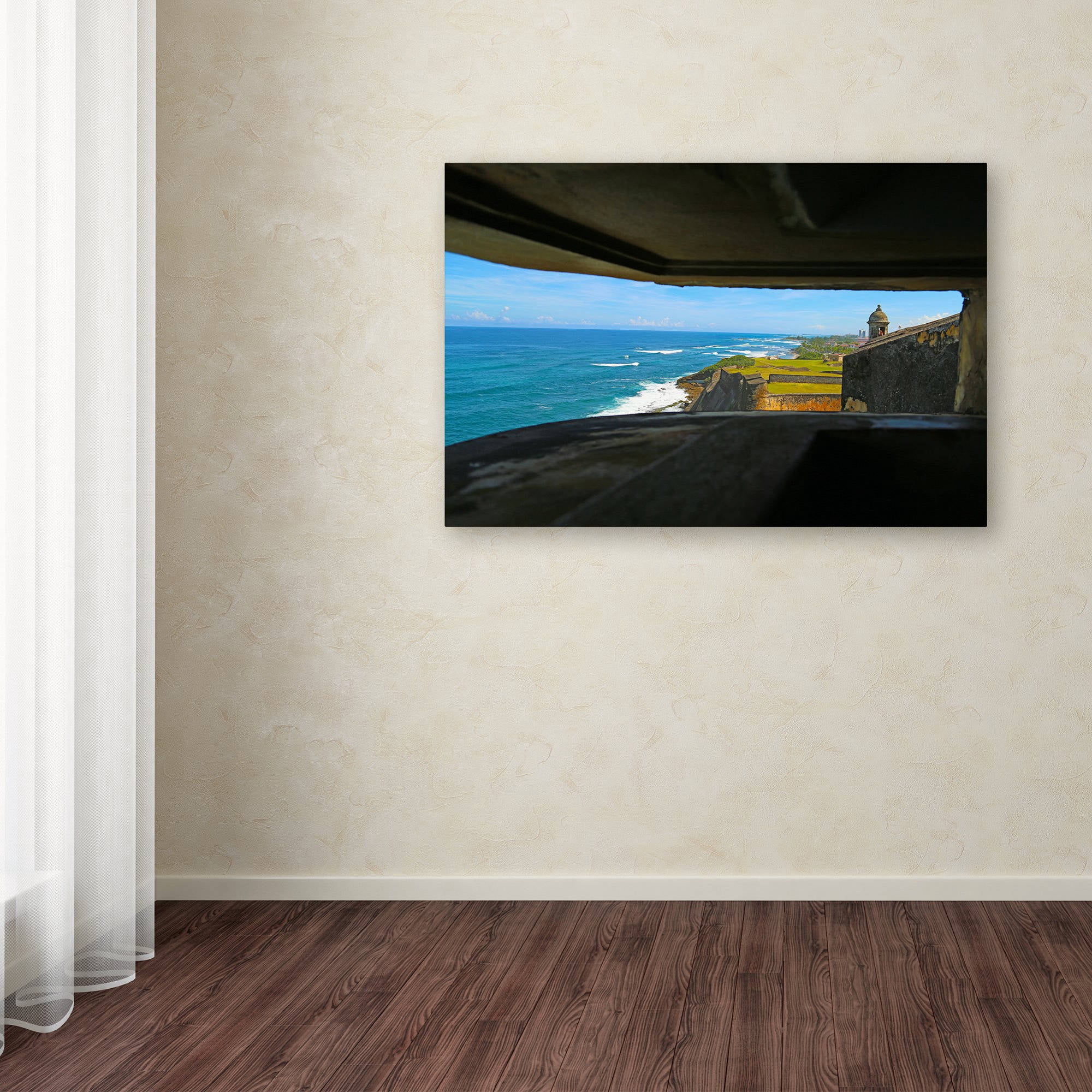 Trademark Fine Art "Castillo de San Felipe del Morro 9" Canvas Art by CATeyes