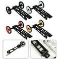 thumbnail image 5 of Splihome 1×Stable and Silent Easy Wheel for Rhine- Birdy- 123 Series Folding Bike Rear Rack Ezwheel Long Lasting Durability，red, 5 of 6