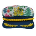 thumbnail image 2 of Sombrero de capitán PEWHAUL, sombrero de marinero, almirante de la Marina, para mujer y hombre, disfraz de Halloween (rosa), 2 of 6