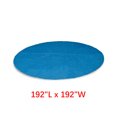 thumbnail image 2 of Solar Pool Cover, Pool Cover for 16ft Round Easy Set and Metal Frame Pools for Lawn, Balcony, Backyard, Pool, Garden, Outdoor, Easy Set, Blue, 2 of 5