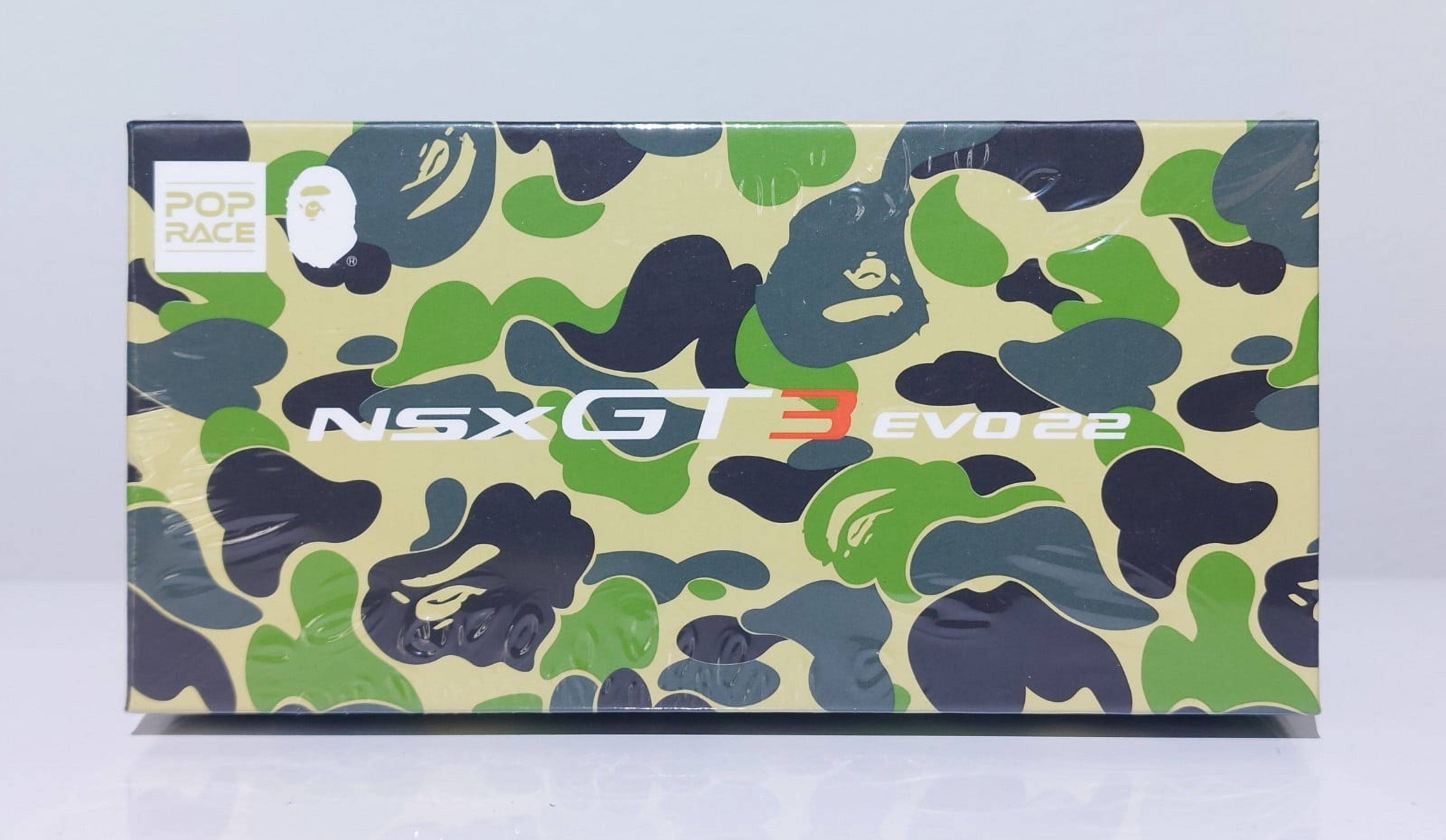 BAPE x POPRACE HONDA NSX GT3 EVO22 1/64 - Walmart.com