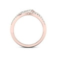 thumbnail image 3 of Imperial 1/3Ct TDW Diamond 10k Rose Gold Diamond Swirl Fashion Ring (H-I, I2), 3 of 4