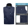 thumbnail image 4 of Little Donkey Andy Men's Lightweight Softshell Vest Windproof Sleeveless Jacket for Travel Hiking Running Golf Size XL, 4 of 7
