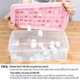 thumbnail image 5 of Ice Cube Tray with Lid and Bin for Freezer, Easy Release 55 Nugget Ice Tray with Cover, Storage Container, Scoop. Perfect Small Ice Cube Maker Tray & Mold. Flexable Durable Plastic, BPA Free, 5 of 6