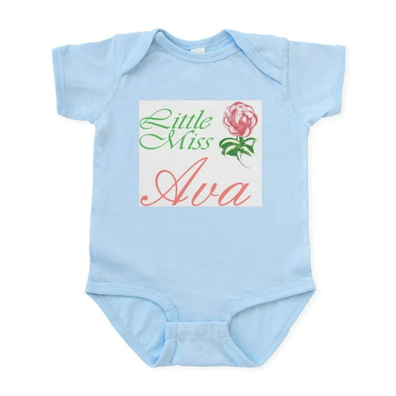 CafePress - Little Miss Ava Infant Bodysuit - Baby Light Bodysuit, Size Newborn - 24 Months