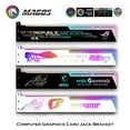 thumbnail image 4 of Support GPU MB 5V RGB SYBC pour Carte Vidéo Installation Horizontale pour ASUS MSI AORUS Multi-Brands Faith Noir/blanc ROG Blanc, 4 of 6