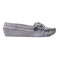 thumbnail image 2 of Women's Minnetonka Kilty Suede Moc Softsole Storm Blue Suede 9 M, 2 of 8