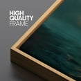 thumbnail image 4 of IDEA4WALL Extra Large Framed Canvas Print Wall Art Sunset Over Ocean Vibrant Red Sun and Blue Waters Classic Art Vintage Wall Decor Oversized Artwork Relax/Calm for Living Room - 60"x20", 4 of 5