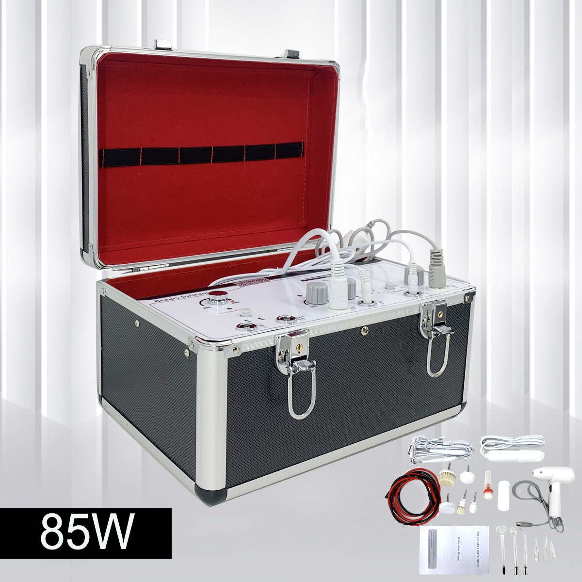 ECUTEE 5 in1 High Frequency Galvanic Roller Brush Facial Skin Care Spa