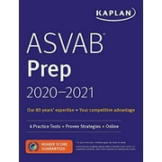 ASVAB Prep 2020-2021: 4 Practice Tests + Proven Strategies + Online, Pre-Owned (Paperback)