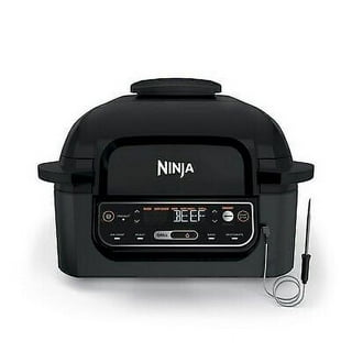 Ninja IG651 QNV Foodi Smart XL Pro 7-in-1 Indoor Grill/Griddle Combo, use  Opened or Closed, with Griddle, Air Fry Smart Thermometer NAVY BLUE  (Refurbished) 