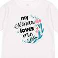 thumbnail image 4 of Inktastic My Nonna Loves Me for Girls Granddaughter Girls Long Sleeve Toddler T-Shirt, 4 of 5