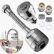 thumbnail image 1 of Faucet Aerator 360 Swivel, Faucet Aerator With Extended Hose, Universal Water Saver With Nozzle Adapter, Sink Faucet Filter Nozzle Bubbler Head Compa, 1 of 5
