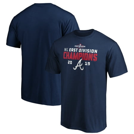 Atlanta Braves Majestic 2019 NL East Division Champions Delayed Steal T-Shirt -