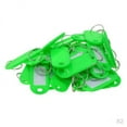 thumbnail image 1 of segolike 100pcs Removable Waterproof Key Tags ID Name Card Tags Green, 1 of 9