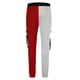thumbnail image 3 of Pantalones largos para hombre, deportivos, multibolsillos, lavados, rectos, cargo, informales, de poliéster, 3 of 5