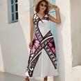 thumbnail image 6 of Breast Cancer Awareness Sleeveless Dress Summer women's clothing Long dresses, 6 of 6