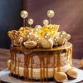 thumbnail image 2 of BRIGHTFUFU NuAbesty 12 unids Cake Redondo creativo Tapa Toppers Simple Ball Formado Adorno de Magdalena Adornos Para Hornear Accesorios, 2 of 7
