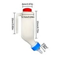 thumbnail image 3 of Japceit Lamb Feeding Bottle, Large Capacity Milk Jug with Thickened Nipple, Veterinary Use Milk Drinker for Small Animals, Livestock Feeding Equipment, 3 of 3