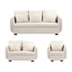 thumbnail image 1 of Sala Kuma 3 Piezas Crema (Sofá, Love Seat y Sillón), 1 of 8