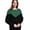 Emerald, variant on Styles I Love Women Autumn Winter Tow-Tone Boat Neck Batwing Sleeve Pullover Knitted Sweater Long Sleeve Loose Top