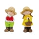 thumbnail image 5 of Conjunto de 2 figuras de jardín (niña): figuras decorativas para jardín, terraza, escritorio y hogar., 5 of 9